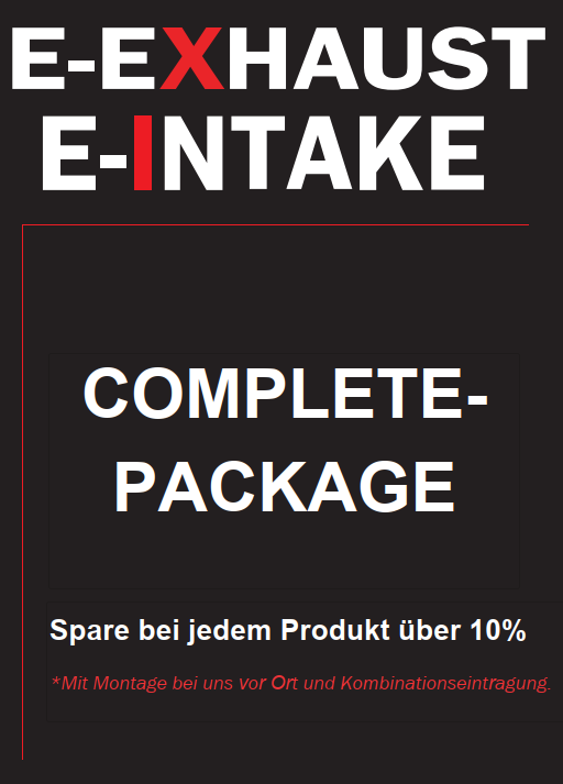E-EXHAUST / E-INTAKE - COMPLETE-PACKAGE - EA113