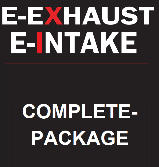 E-EXHAUST / E-INTAKE - COMPLETE-PACKAGE - 2.0 TFSI EA888 Gen.3  OPF