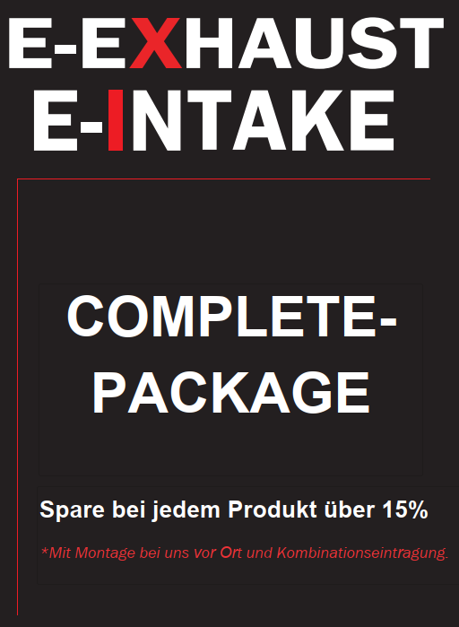 E-EXHAUST / E-INTAKE - COMPLETE-PACKAGE - B58